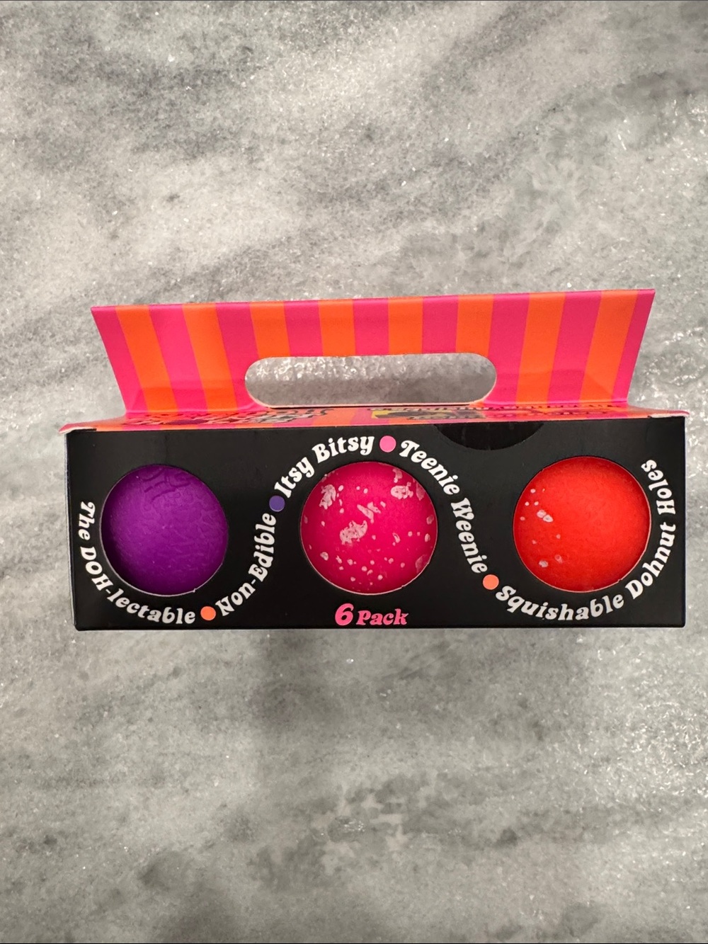 Kids Squishy Snowball and Donut Holes Play Set - Blue & Pink - Picture 7 of 10